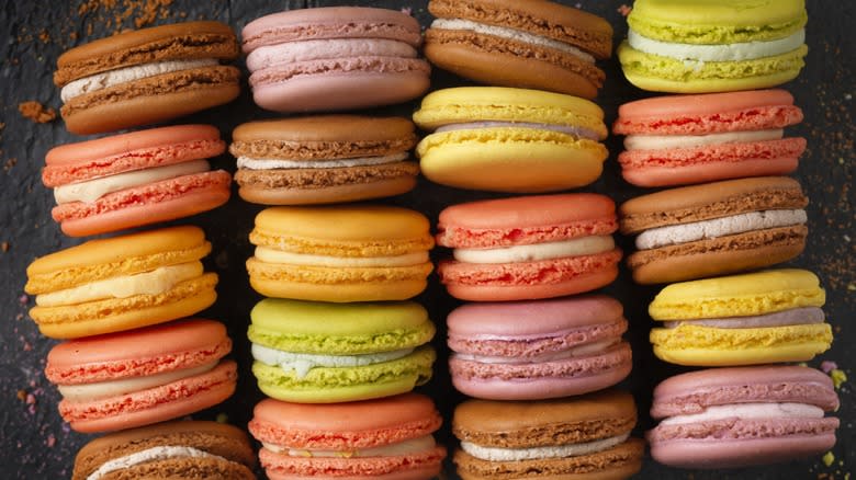 Colorful macarons