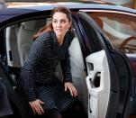<p>Although it sounds silly, this royal rule is in place for security reasons. If there was an emergency upon arrival, the royal could swiftly go back into the car and be driven away from the scene.</p>