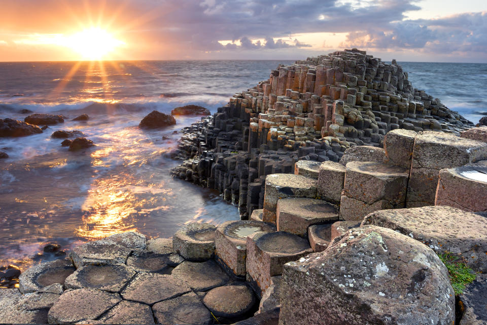 Ireland's dramatic Causeway Coast was the backdrop for Game of Thrones. (Getty Images)