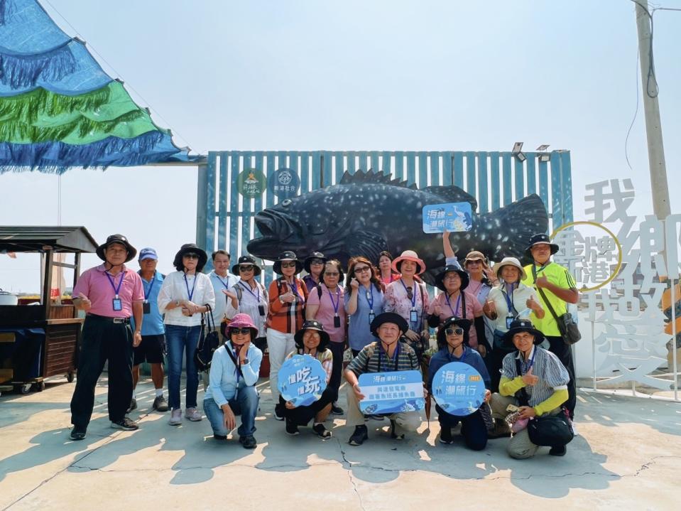 ▲秋冬組團暢遊高雄海線，茄萣、永安、彌陀、梓官、林園5區，以最潮最熱烈的海洋風情歡迎旅人到來。(記者王苡蘋翻攝)