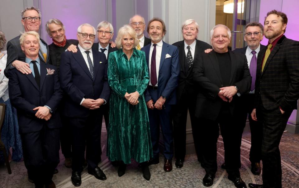 Queen Camilla at the 400th-anniversary celebrations of Shakespeare’s First Folio