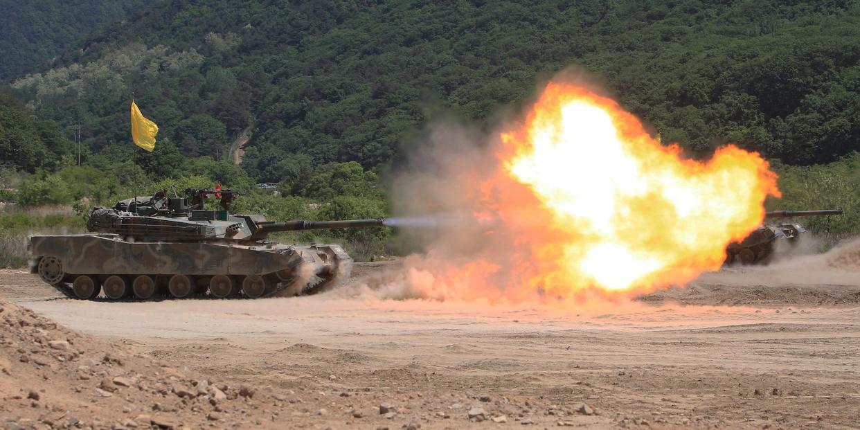 South Korea military tank