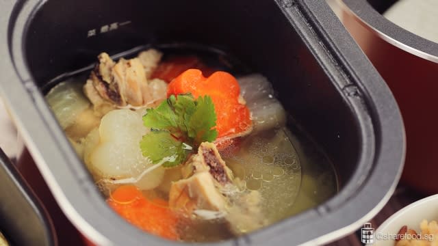 Wholesome meal for 2 Carrot Chicken Soup