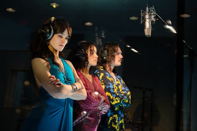<p>Julieta Cervantes</p> Sarah Pidgeon, Juliana Canfield, and Tom Pecinka in 'Stereophonic'