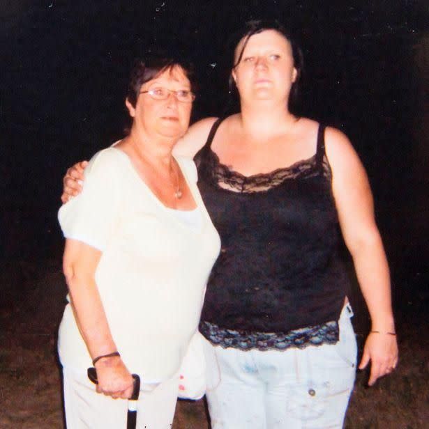 Debra Parsons with her mother before Doreen's death in May. Source: Debra Parsons/Mirror