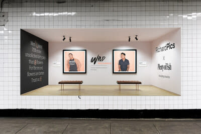 Plenty of Fish is bringing the Gallery of Dick Pics to life with a real-life pop-up of the virtual gallery located at a subway station in Manhattan.