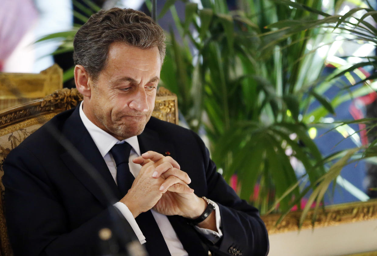 Former French President Nicolas Sarkozy. (Reuters)