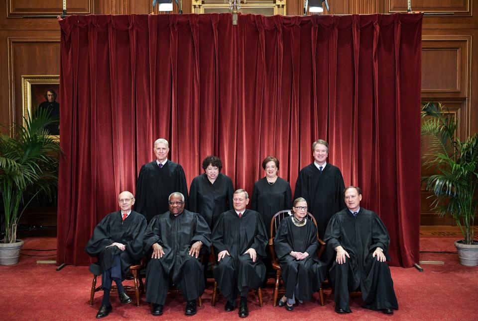 The U.S. Supreme Court has struck down Voting Rights Act provisions in the past. Democrats hope to build a record of evidence to prevent that if their bill becomes a law. (Photo: MANDEL NGAN via Getty Images)