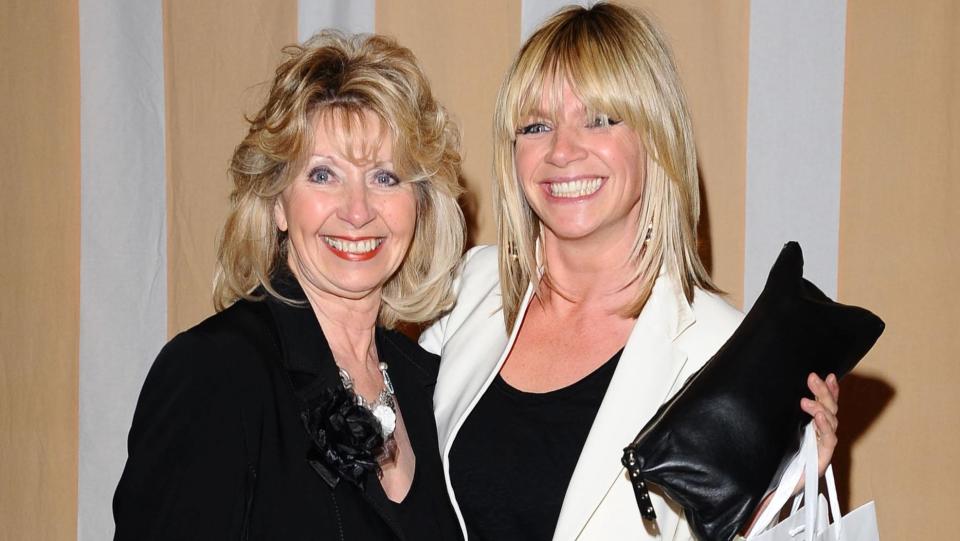 Zoe Ball with her mother at the aftershow party for the new film Sex And The City 2 at the Orangery in London.   (Photo by Ian West/PA Images via Getty Images)