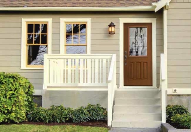 Front Door Installation - Back