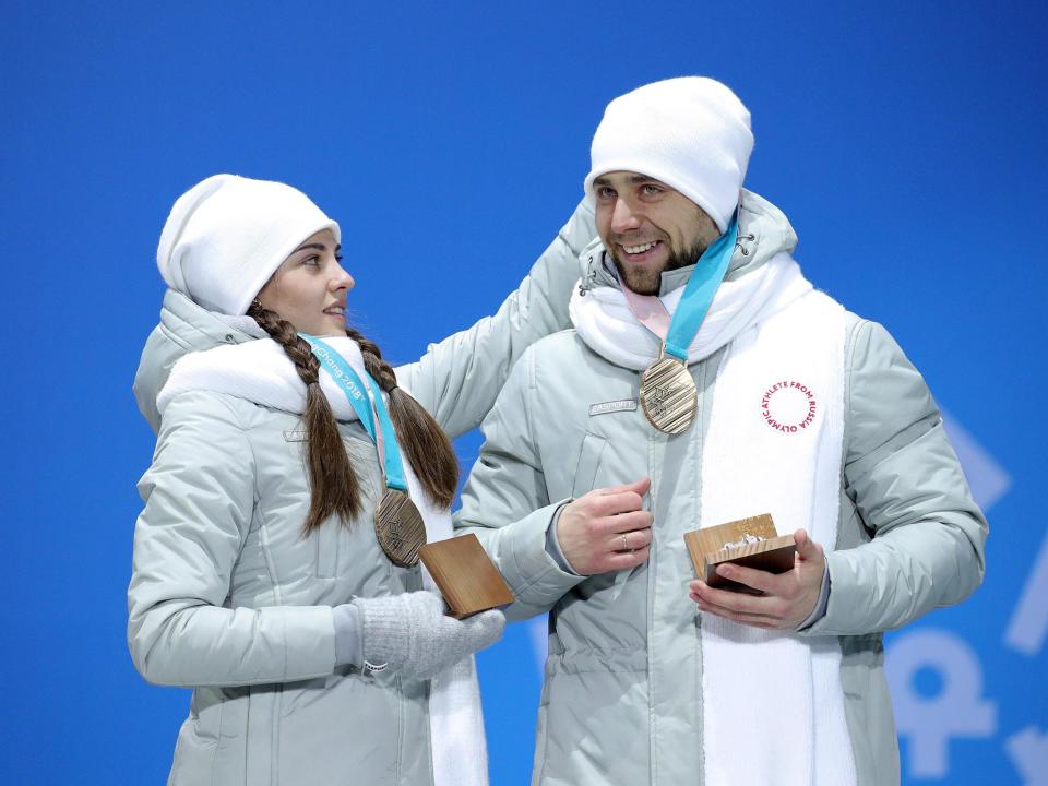 Anastasia Bryzgalova and Alexander Krushelnitsky will lose their medals: Getty