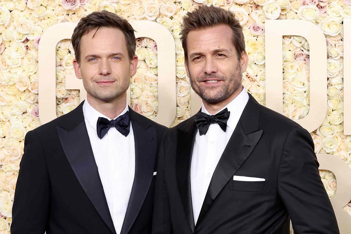 “Suits” Stars in Tuxes! Patrick J. Adams and Gabriel Macht Wear