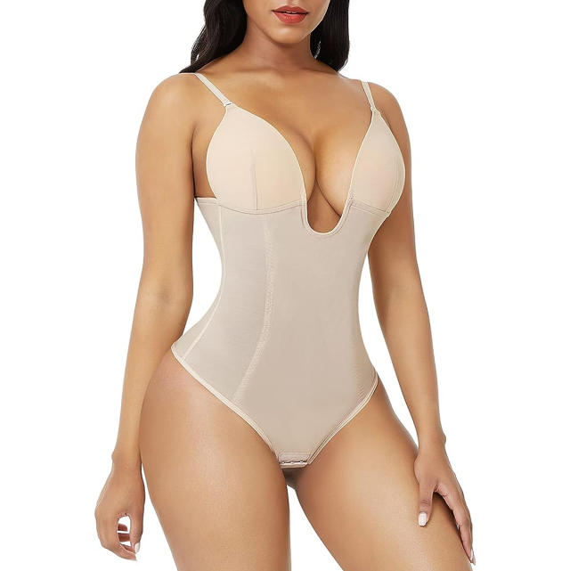 I tried a viral leather shapewear bodysuit - I'm 5'6 and 155 lbs with  34DDD boobs, it wasn't big enough for my melons
