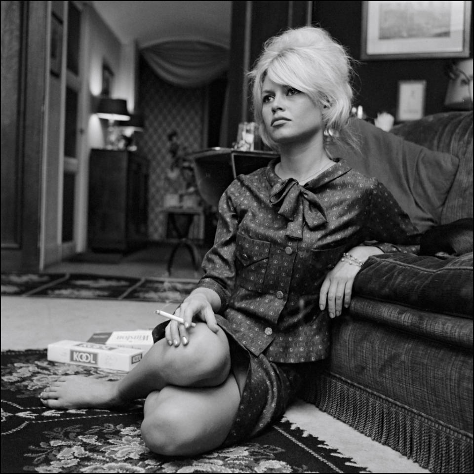 Brigitte Bardot at home In France In January 1962.