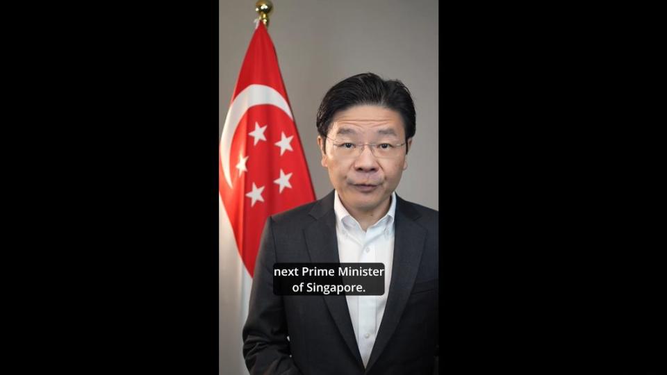 即將在5月中旬接任新加坡總理的黃循財，在粉專發布影片，要求大家和他一起，打造獅城閃亮未來。（圖／翻攝自黃循財粉專）