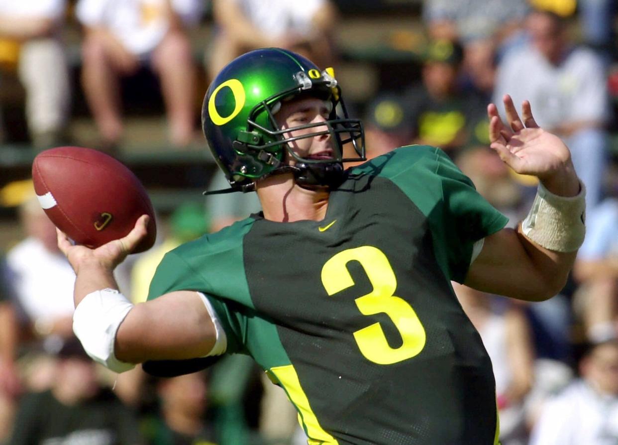 Former Oregon quarterback Joey Harrington, who went 2-1 against Oregon State during his college career.