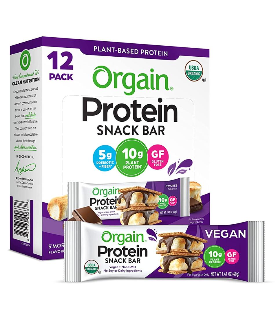 Orgain Organic Plant Based Protein Bar