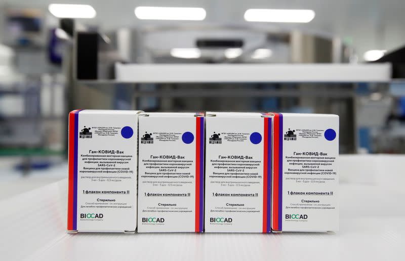 Production of Gam-COVID-Vac vaccine against the coronavirus disease in Saint Petersburg