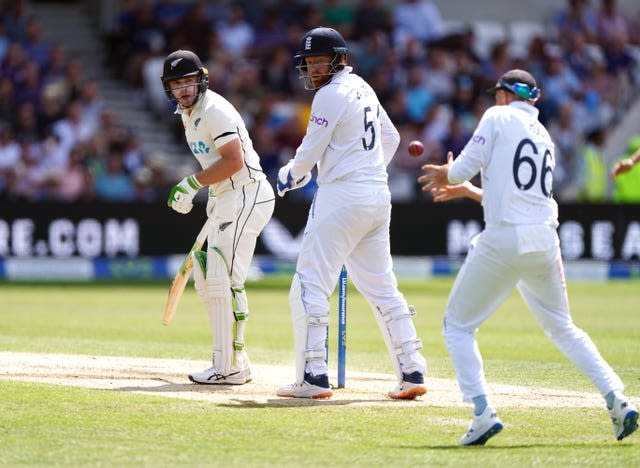 Joe Root drops a catch