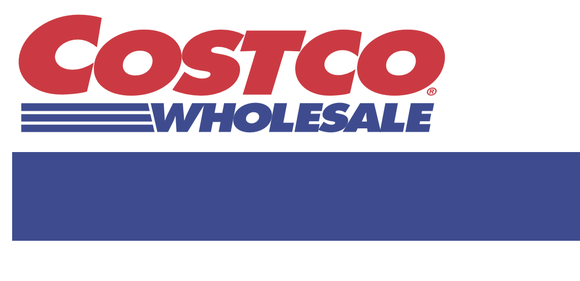 Costco logo in red, white, and blue.