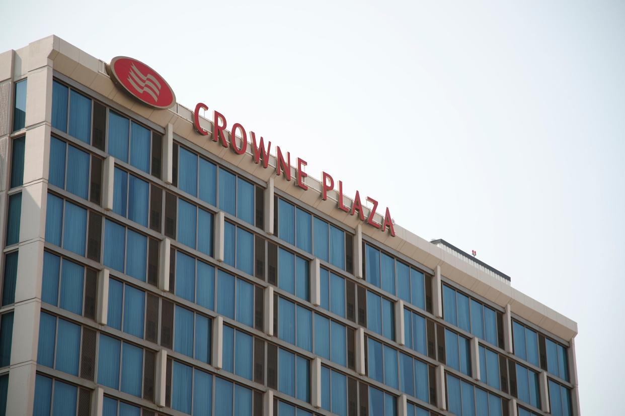 The Crowne Plaza Chicago O'Hare Hotel in Rosemont, Illinois.