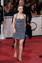 <p>La hija de Johnny Depp y Vanessa Paradis acaparó buena parte de los focos durante la <em>premiere</em> de ‘L’Homme Fidèle’. Como musa de Chanel, obviamente, iba vestida de la marca francesa. (Foto: Gtres). </p>