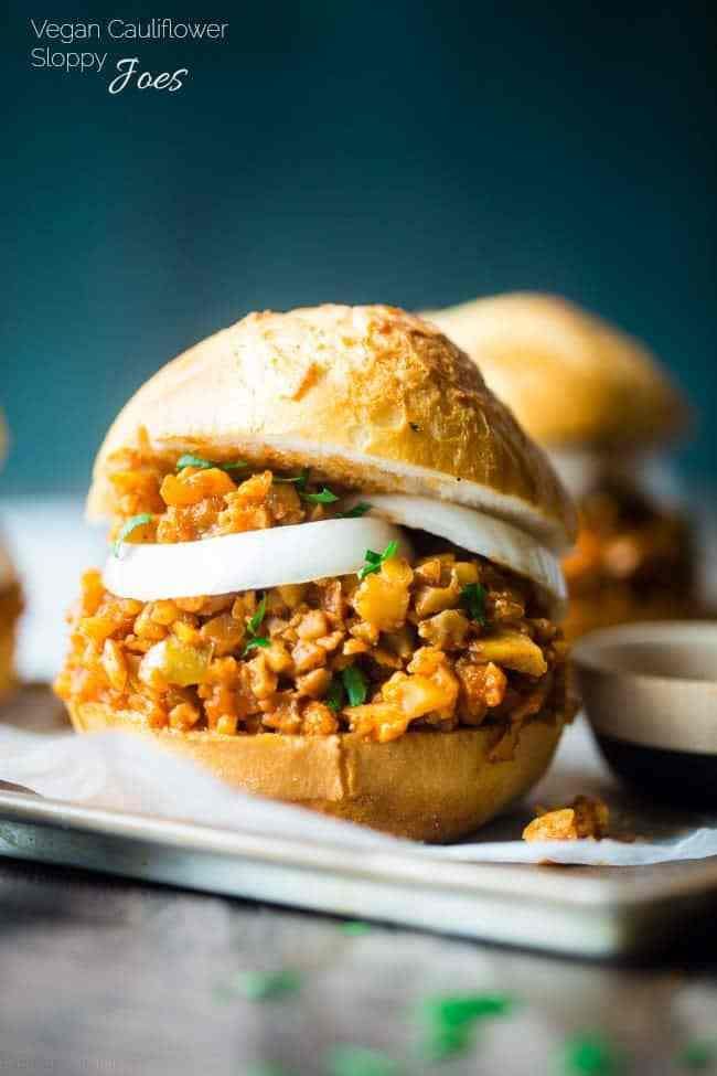 Vegan Cauliflower Sloppy Joes