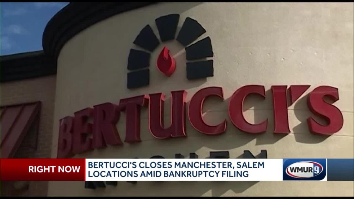 Bertucci's closes Manchester, Salem locations amid bankruptcy filing