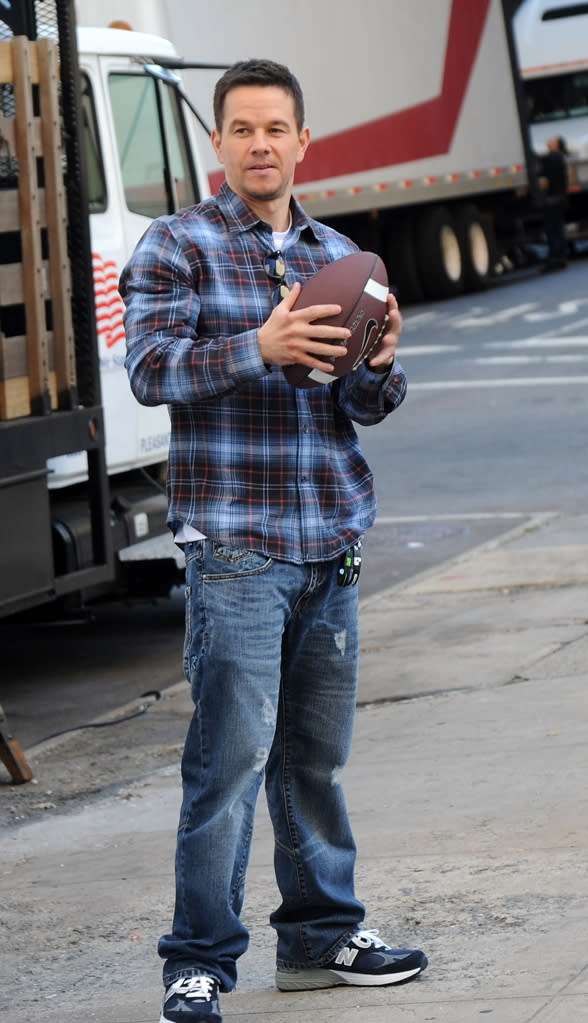 Spotted on set, Mark Wahlberg