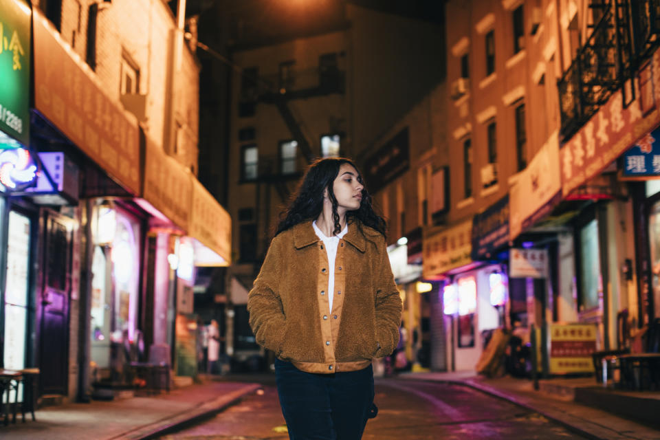 In this Nov. 19, 2018 photo, singer Alessia Cara poses for a portrait in New York. Cara, who won the best new artist Grammy Award this year, releases her sophomore album, “The Pains of Growing,” on Friday, Nov. 30. (Photo by Victoria Will/ Invision/AP)