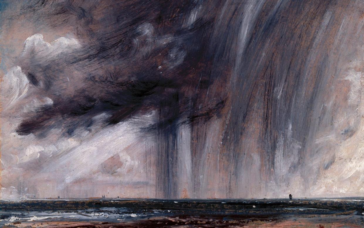 Constable's Rainstorm over the sea (1824-1828) (detail) - Royal Academy of Arts