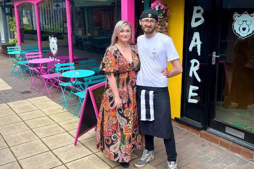 Natalie and Dale say opening the restaurant has been a 'labour of love' -Credit:BARE Street Kitchen