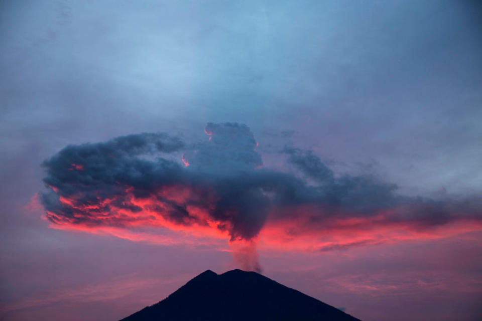 Eruption Mount Agung