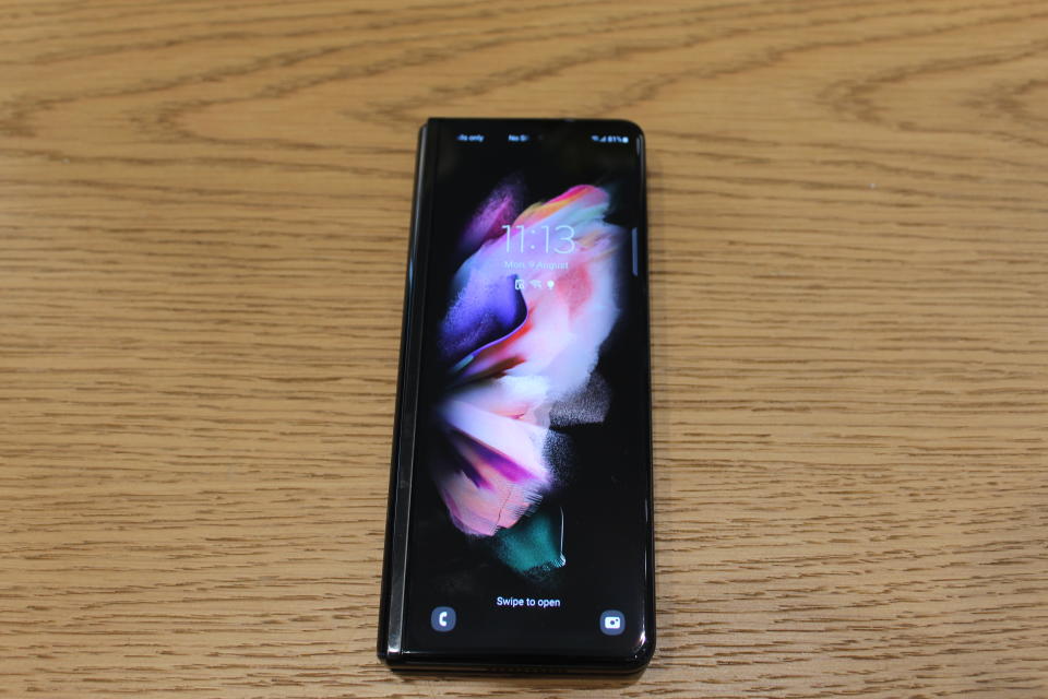 The Samsung Galaxy Z Fold3