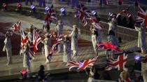 Cierre de los Juegos Olímpicos de Londres en Londres el 12 de agosto de 2012. La ceremonia de clausura de los Juegos de Londres 2012, presentada como un tributo a la música británica, comenzó el domingo por la noche en el Estadio Olímpico. (AFP | thomas coex)