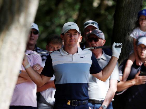 Rory McIlroy during a practice round at Wentworth (Action Images via Reuters)