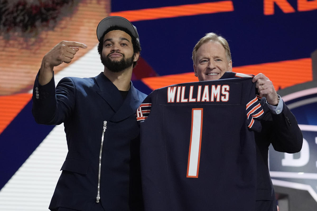 NFL Draft 2024 first round recap: Caleb Williams leads six QBs picked in record offensive first round - Yahoo Sports