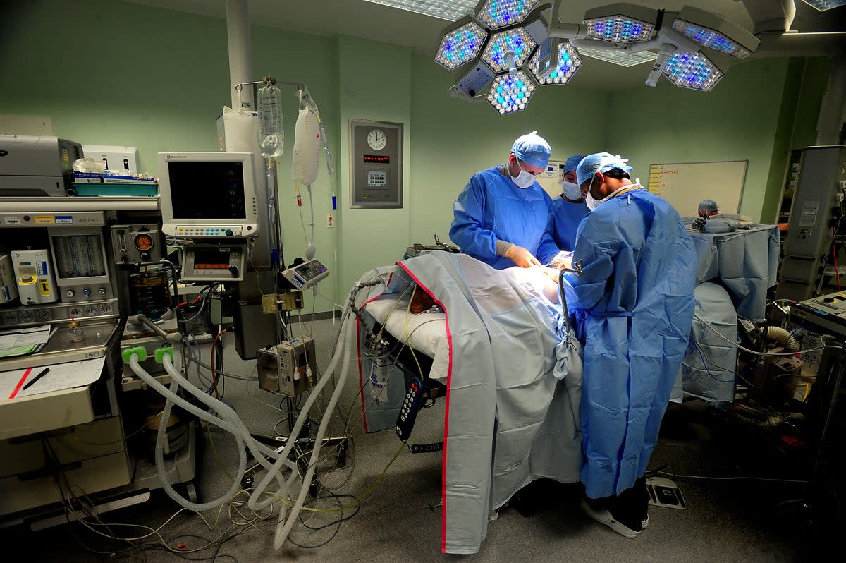 The backlog of people waiting more than two years for a routine operation has shrunk from 22,500 at the start of the year to fewer than 200 (Rui Vieira/PA) (PA Archive)