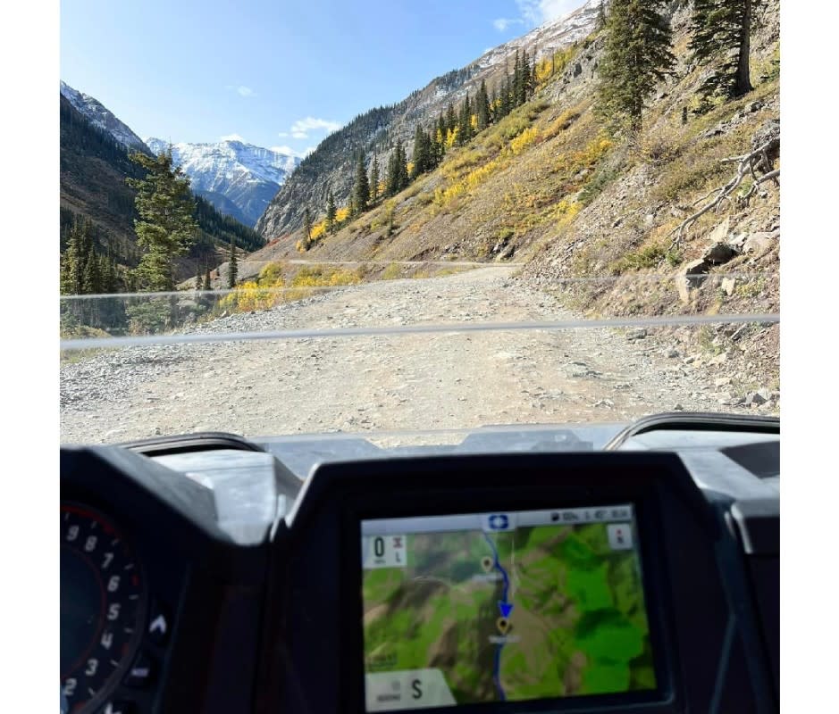 Next stop: the ghost town of Animas Forks, aboard a Polaris RZR XP.<p>Brittany Anas</p>