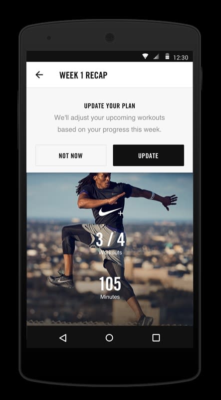 Nike+ Training Club的APP有一百多功能。