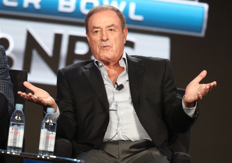 PASADENA, CA - JANUARY 09: Play-by-Play, 'Sunday Night Football' & Super Bowl LII, Al Michaels.