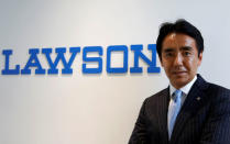 Lawson Inc new President and Chief Operating Officer Sadanobu Takemasu poses for a photo after an interview with Reuters at the company's headquarters in Tokyo, Japan June 1, 2016. REUTERS/Toru Hanai