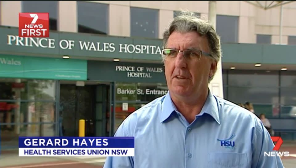 NSW Health Services Union's Gerald Hayes said new recommendations were 