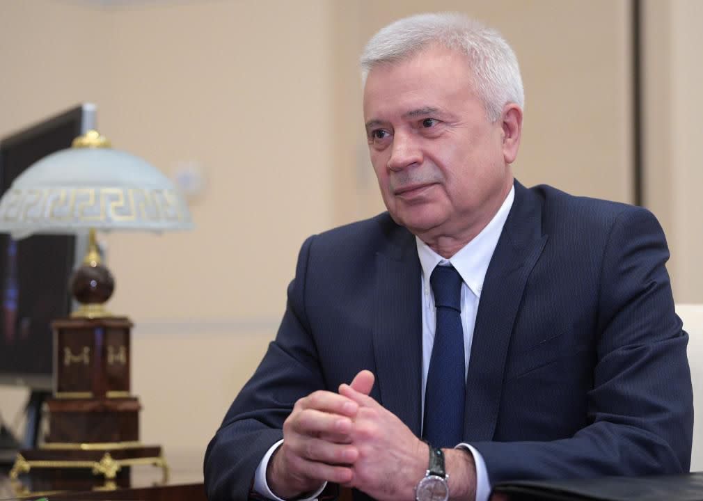 65. Vagit Alekperov | Net worth: $24.4 billion - Source of wealth: oil - Age: 70 - Country/territory: Russia | Vagit Alekperov started Lukoil, the largest independent oil company in Russia, in 1991, and today he owns almost a quarter of the company. Lukoil produces oil and gas, mostly in Western Siberia, transports its product through pipelines and ships, and operates refineries and fuel stations in Russia and the United States. Alekperov graduated from the Azerbaijan Oil and Chemistry Institute, worked as an oil rig worker in Azerbaijan and Western Siberia, and was a Soviet deputy minister of the oil and gas industry. He and a partner own a Dutch shipyard, Heesen Yachts. (Alexei Druzhinin/Getty Images)