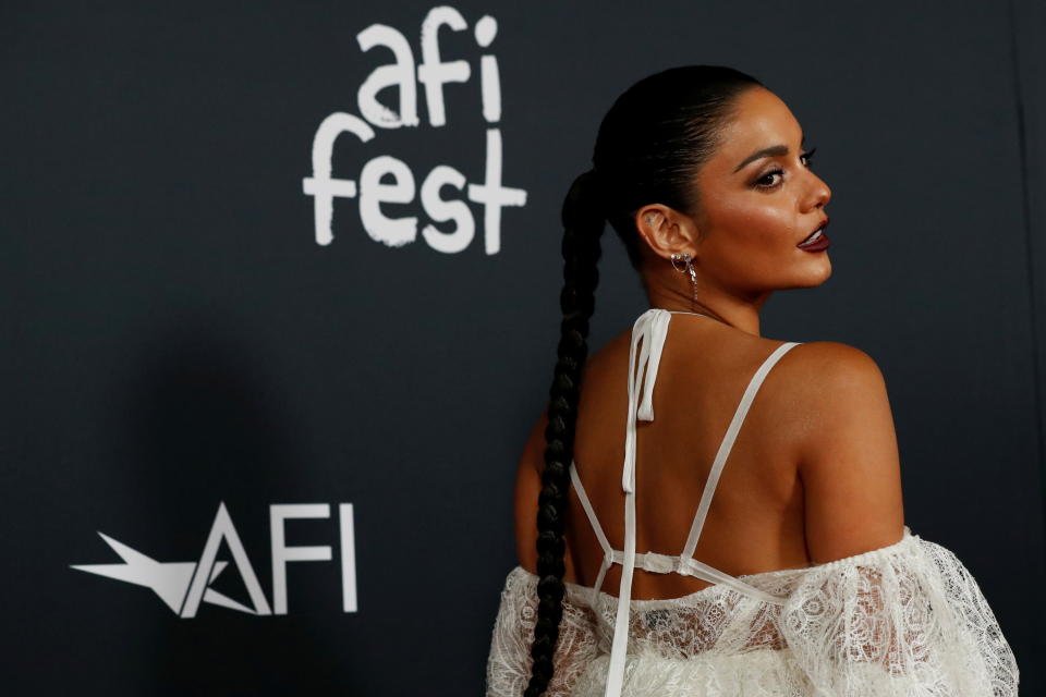 Actor Vanessa Hudgens attends a premiere screening for 