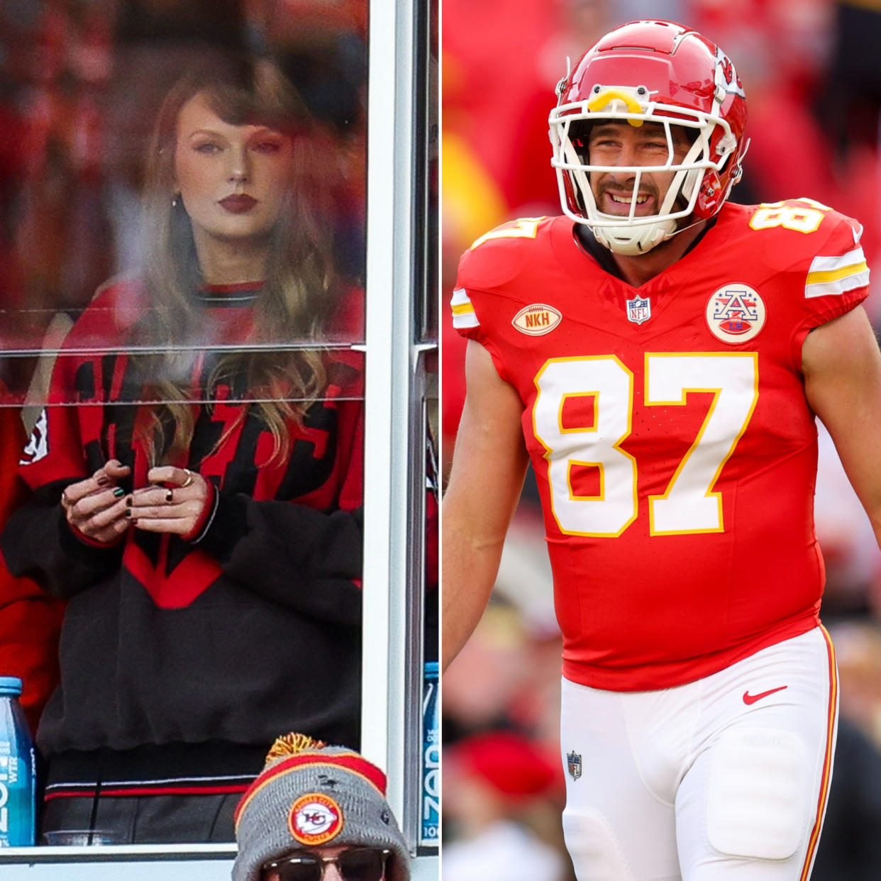 Taylor Swift and Travis Kelce