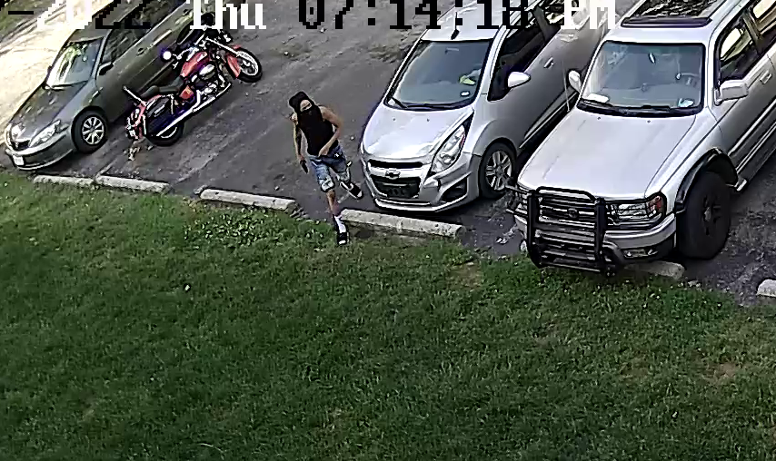 Franklin County Sheriff's office detectives say this photo captured from video surveillance shows one of the suspects believed to have been involved in the fatal shooting of 21-year-old Christopher Roberts Jr. on Thursday evening in Truro Township.  Anyone with information is asked to call detectives at 614-525-3351.
