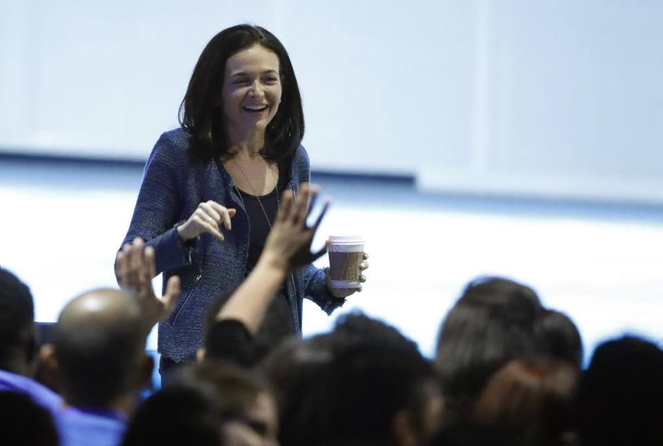 At the Code Conference today, Facebook COO Sheryl Sandberg and CTO Mike