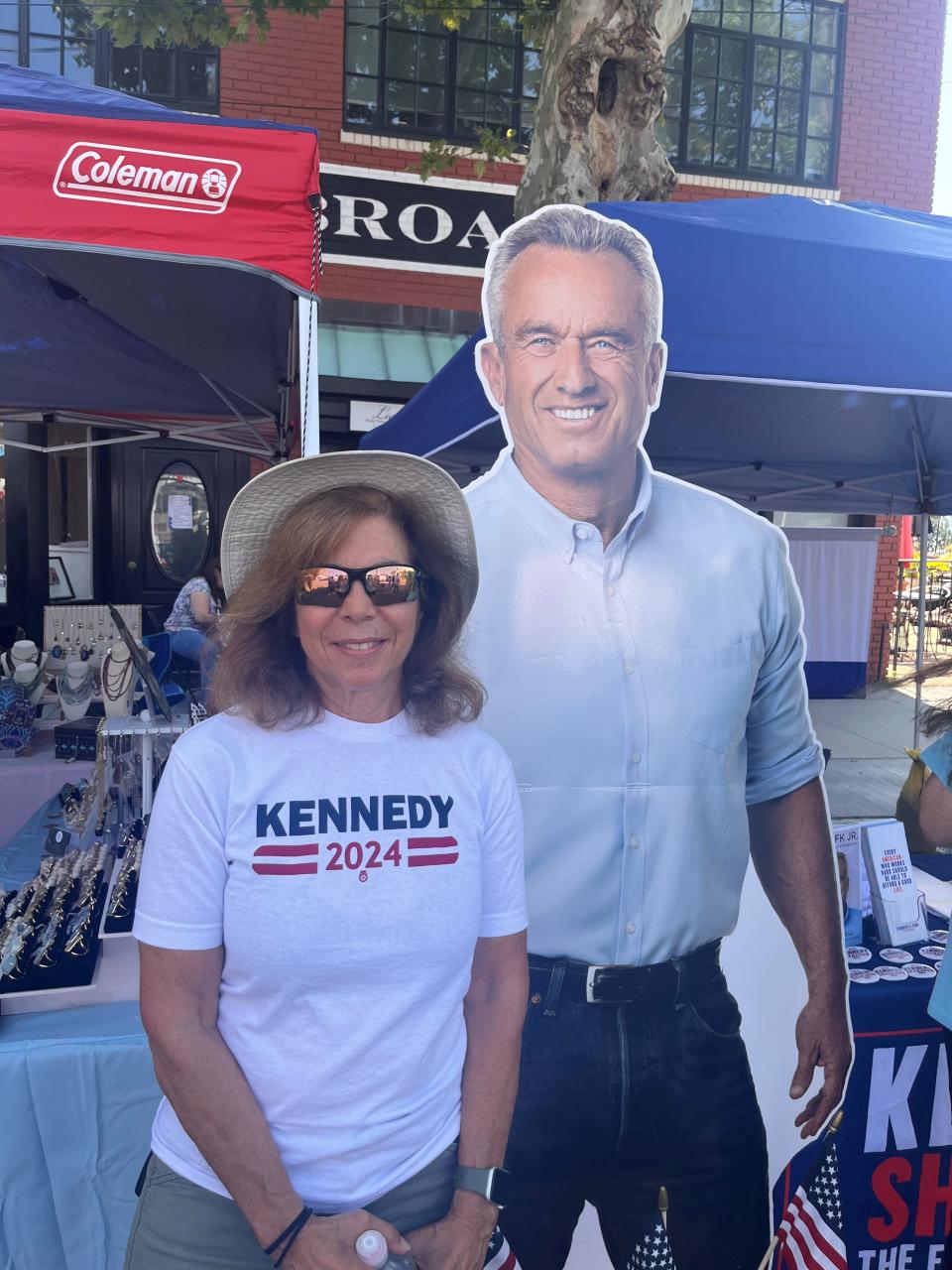 Lorraine MacKenzie, 70, from Blauvelt, is a volunteer for Robert Kennedy Jr.'s presidential campaign
