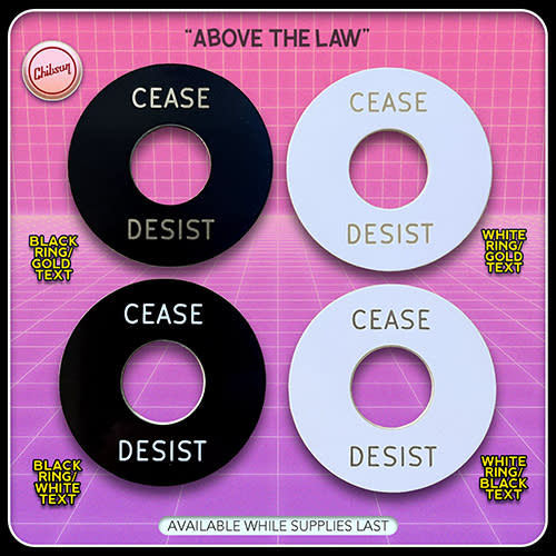 Chibson Cease/Desist toggle rings